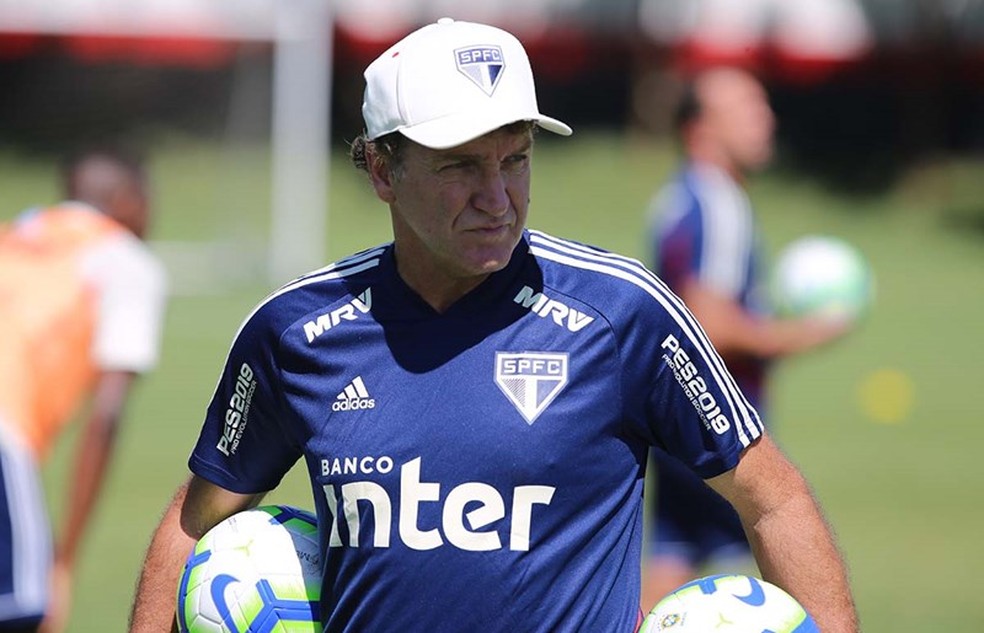 Cuca assumiu o comando do São Paulo em abril de 2019 — Foto: Rubens Chiri/saopaulofc.net
