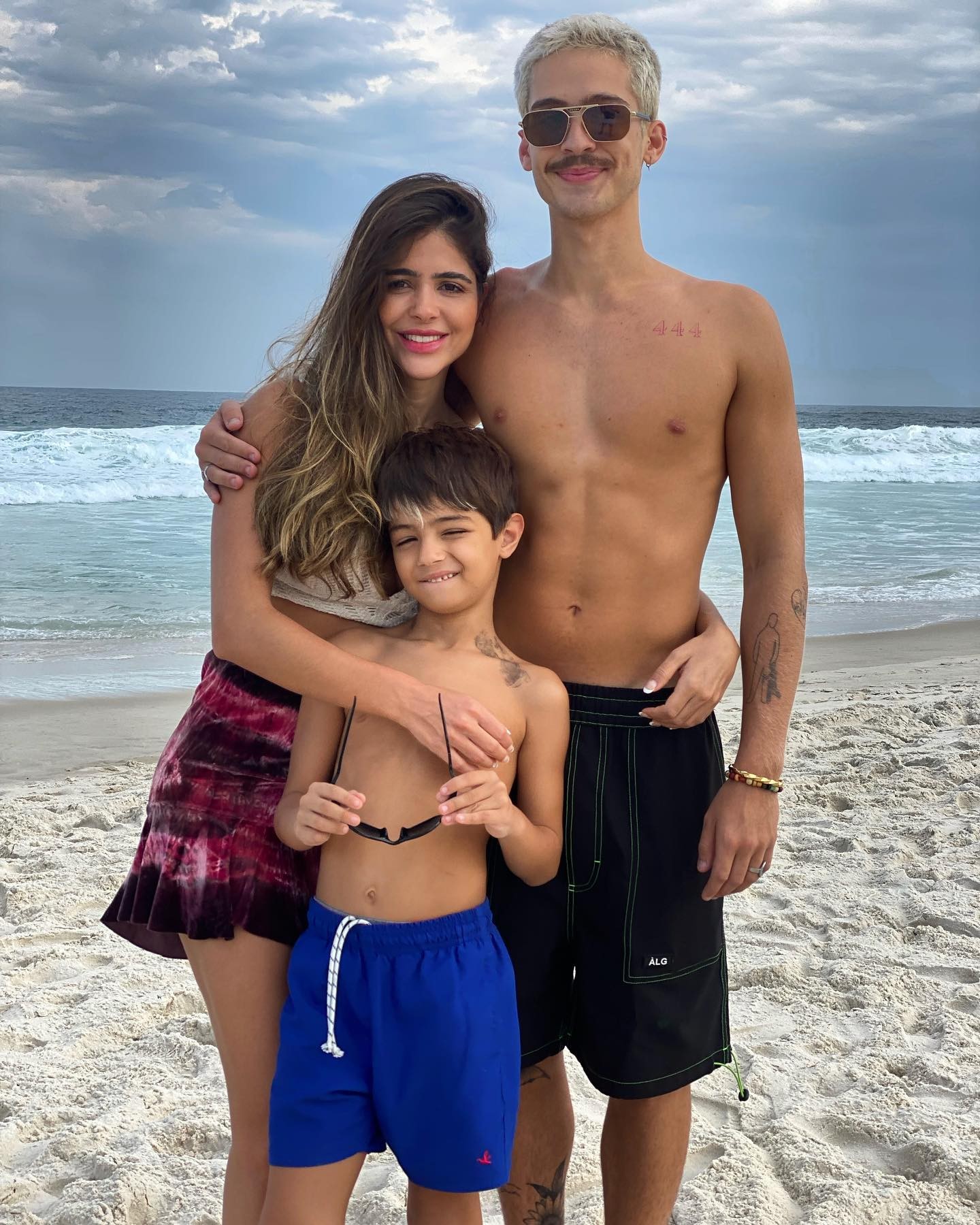 Naira Ávilla com os filhos, João Guilherme e Pietro (Foto: Reprodução/Instagram)