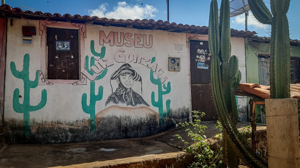 Museu em Crato, no Ceará, resgata a história de Luiz Gonzaga. — Foto: Pedro Lucas Siebra