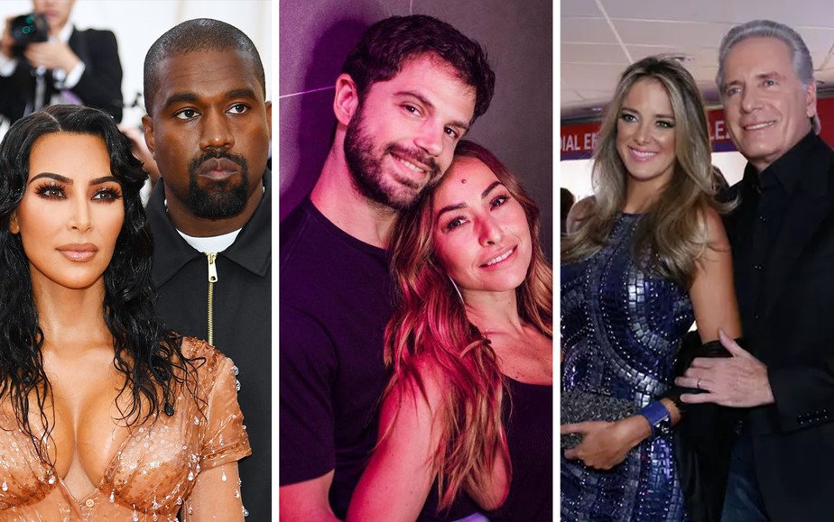 Kim Kardashian e Kanye West, Duda Nagle e Sabrina Sato e Ticiane Pinheiro e Roberto Justus