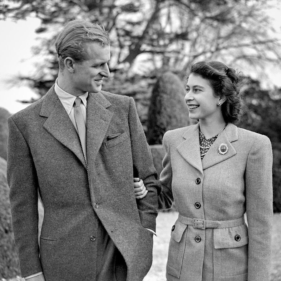 Rainha Elizabeth II e o príncipe Philip (Foto: Reprodução / Instagram)