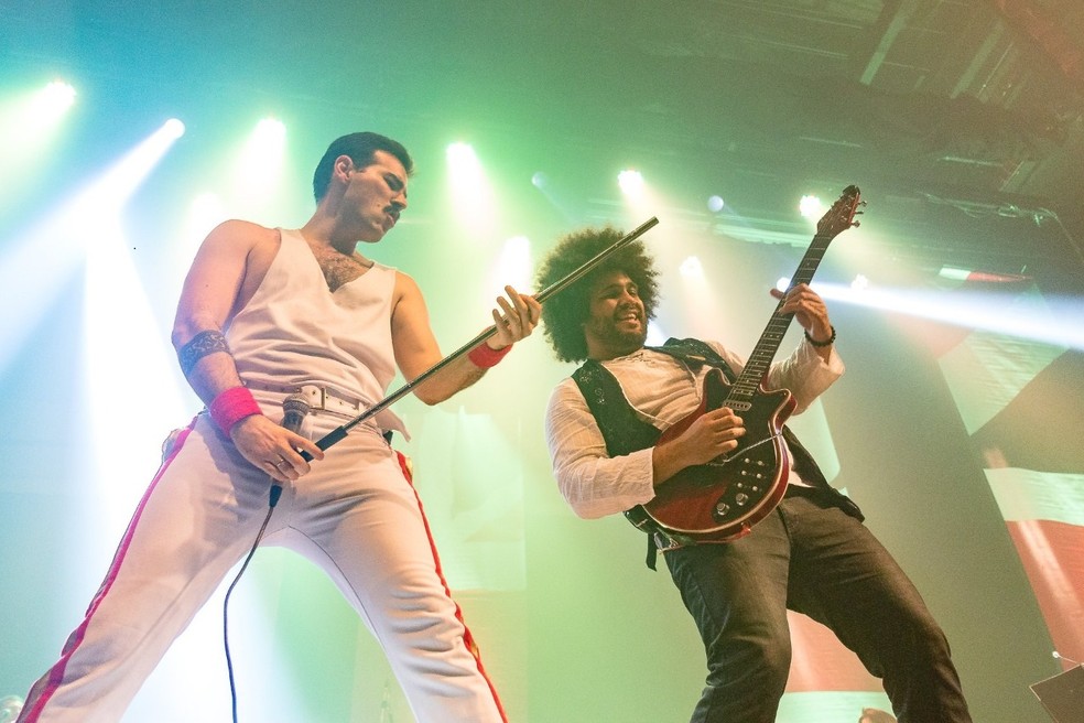 O show 'Queen Experience in Concert' é considerado o maior espetáculo Queen das Américas, com mais de 20 integrantes, orquestra e banda ao vivo — Foto: Divulgação