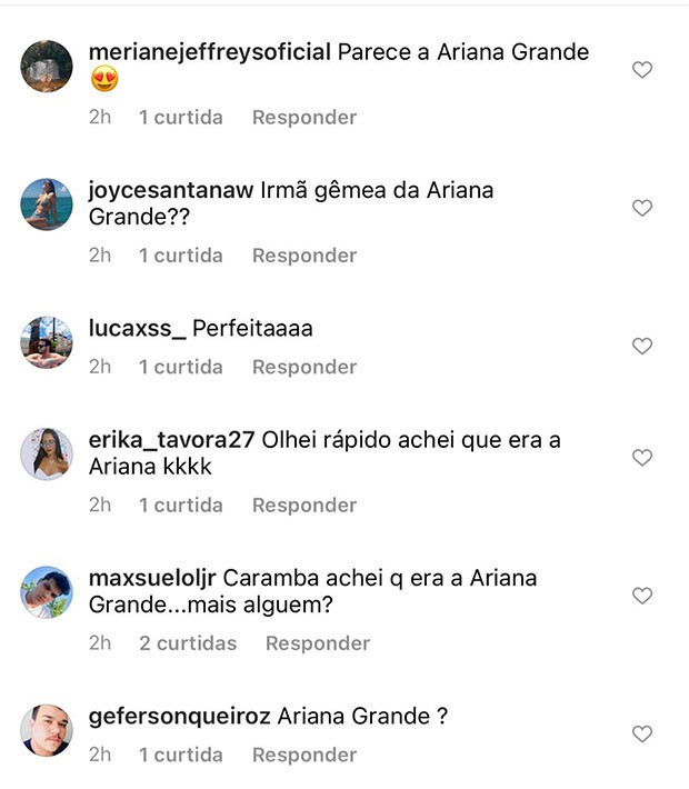Fãs comparam Anitta a Ariana Grande (Foto: Reprodução/ Instagram)