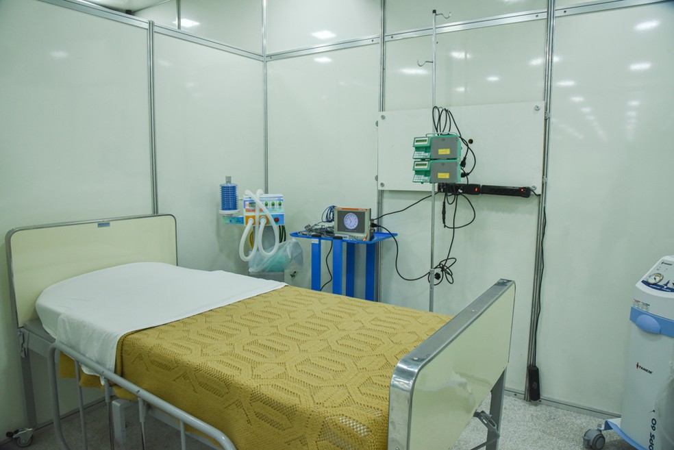 Hospital de Campanha de Ubatuba &mdash; Foto: Divulga&ccedil;&atilde;o/Prefeitura de Ubatuba