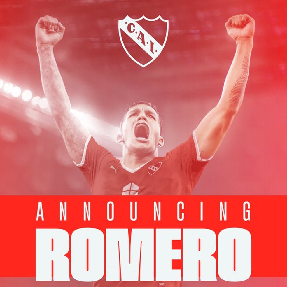 Lucas Romero Independiente â€” Foto: ReproduÃ§Ã£o/Twitter