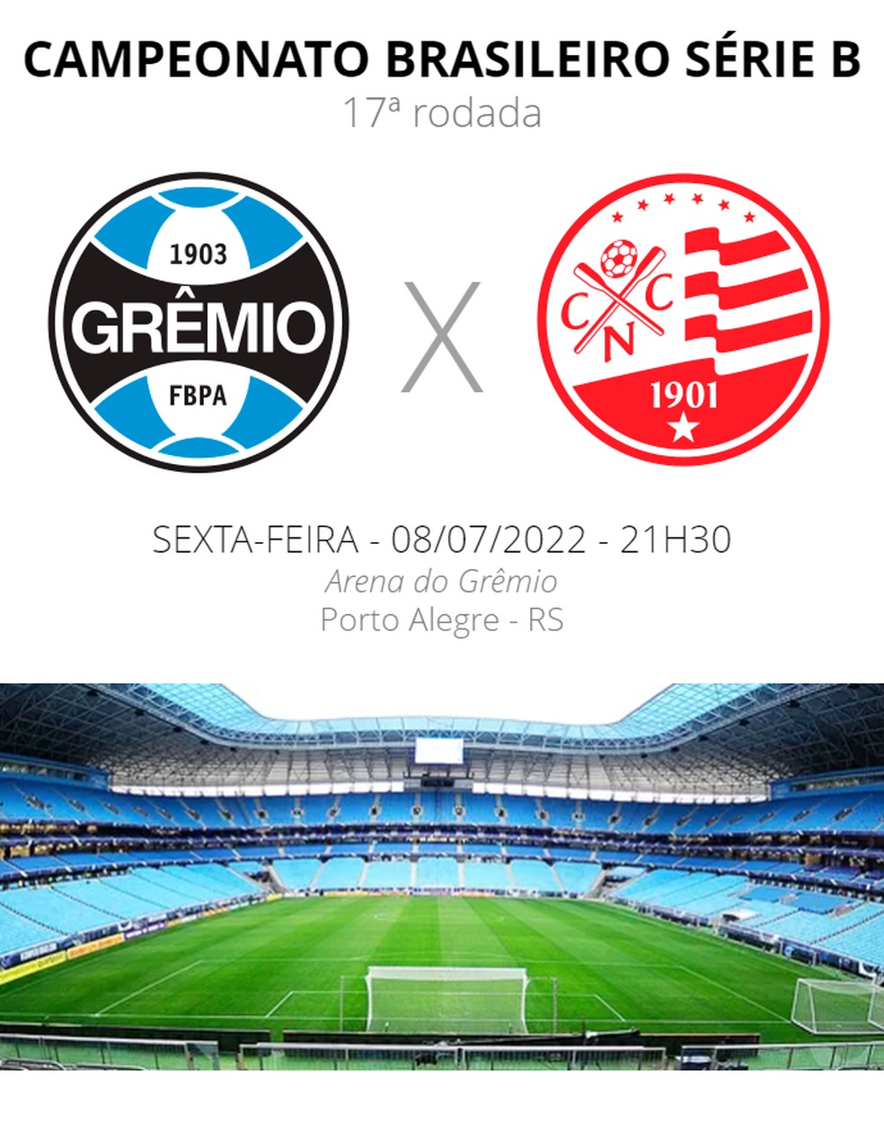 Confira o pré-jogo da partida contra o Náutico: onde assistir, ficha técnica e provável escalação