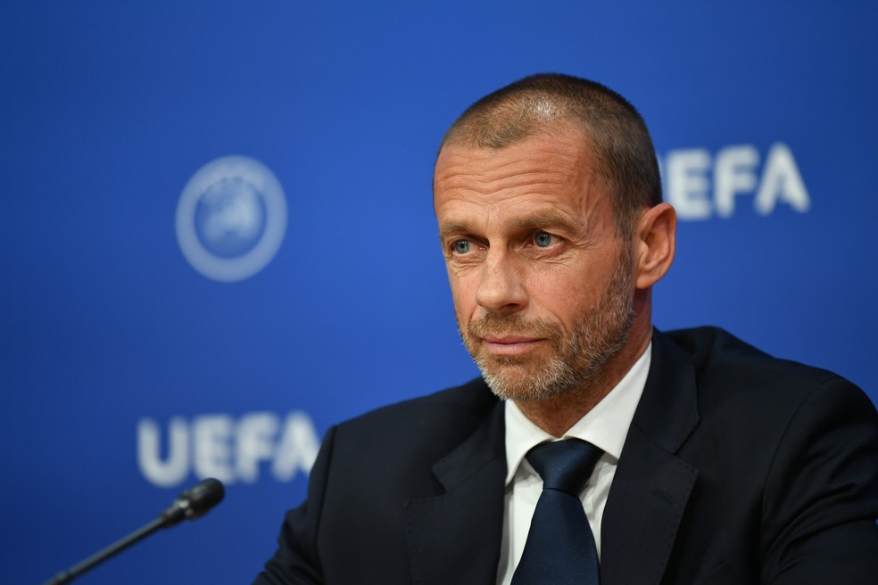 Aleksander Ceferin, presidente da Uefa — Foto: Getty Images
