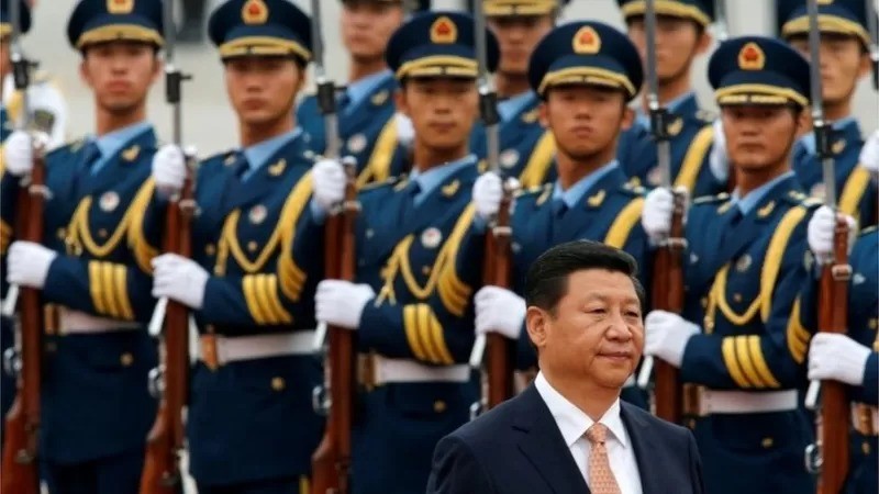 O presidente chinês, Xi Jinping, diz que a reunificação 'vai acontecer' (Foto: Reuters via BBC)