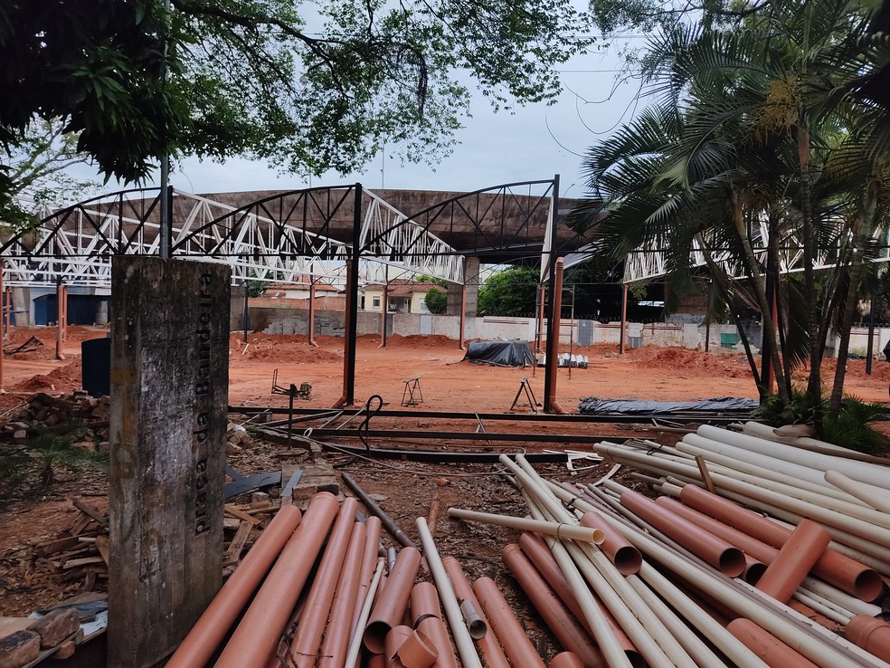 Obras no Camelódromo de Presidente Prudente devem ser entregues até o fim deste ano, segundo a Prefeitura — Foto: Aline Costa/G1