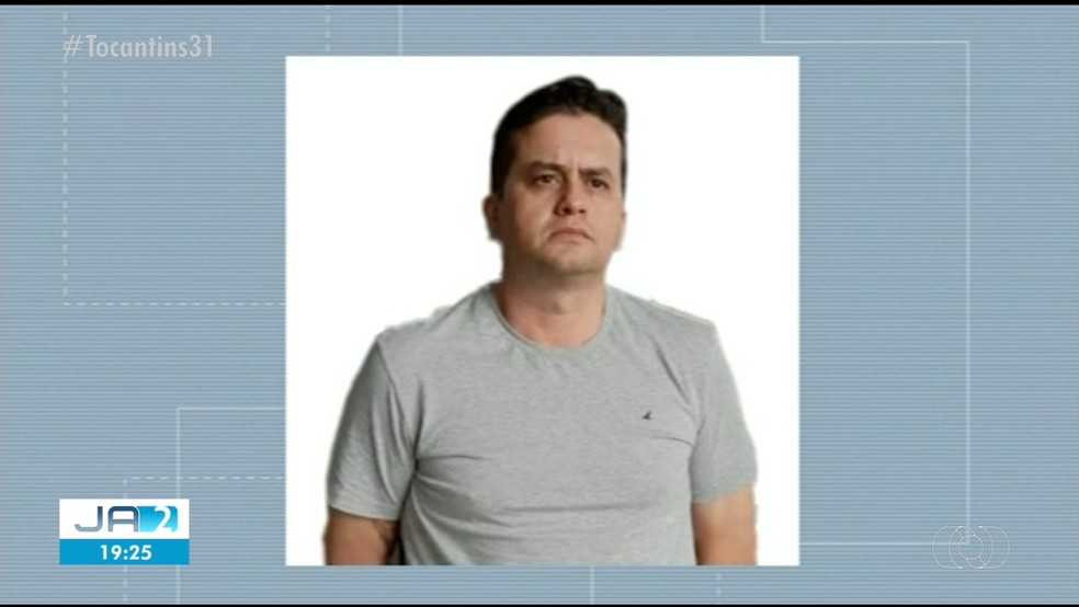 Homem foi preso suspeito de estelionato no norte do Tocantins — Foto: Reprodução/TV Anhanguera