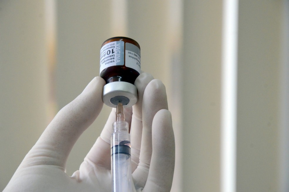 Vacina contra o sarampo  — Foto: Nielcem Fernandes/Governo do Tocantins