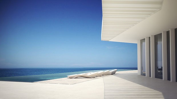 Casa com vista para o mar na Espanha (Foto: Ramón Esteve Estudio / divulga)