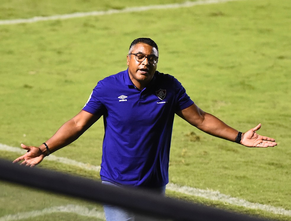 Roger Machado, técnico do Fluminense — Foto: André Durão