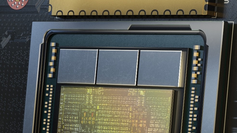 Placa de vídeo GeForce RTX 3050 é baseada na arquitetura Ampere, de 7 nanômetros — Foto: Divulgação/Nvidia