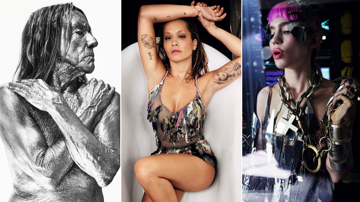 Iggy Pop, Rita Ora e outras estrelas são fotografadas por Bryan Adams para calendário Pirelli | Pop & Arte