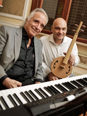 Maestro João Carlos Martins e Fernardo Sardo (Foto: Divulgação)