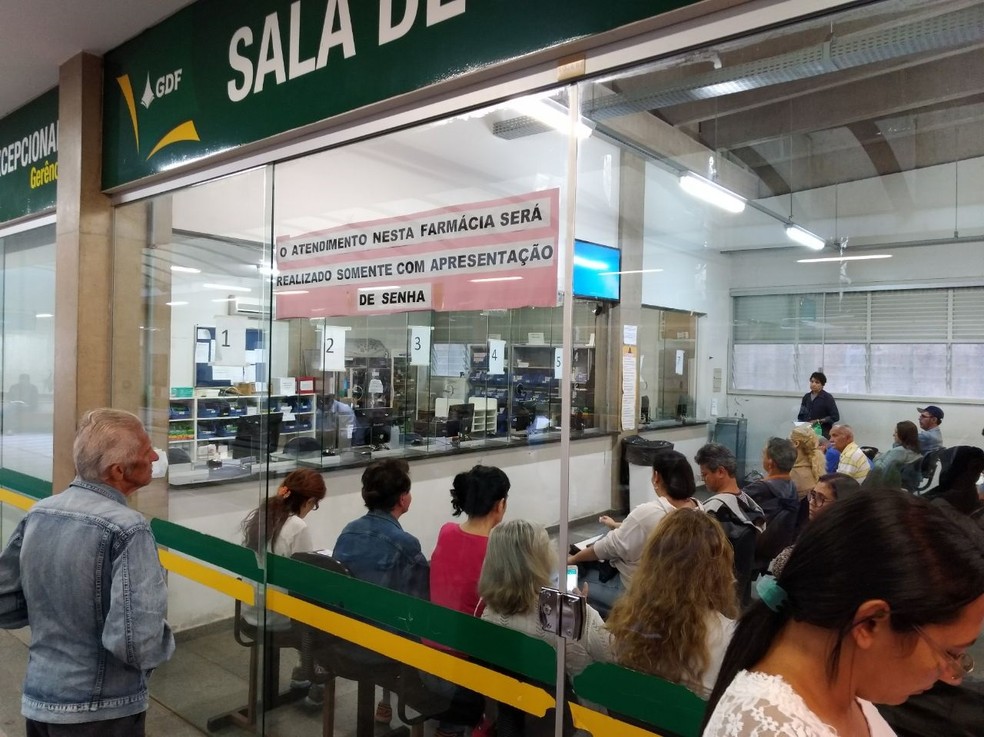 Farmácia de Alto Custo da Asa Sul, em Brasília (Foto: Vinícius Oliveira/Arquivo Pessoal)