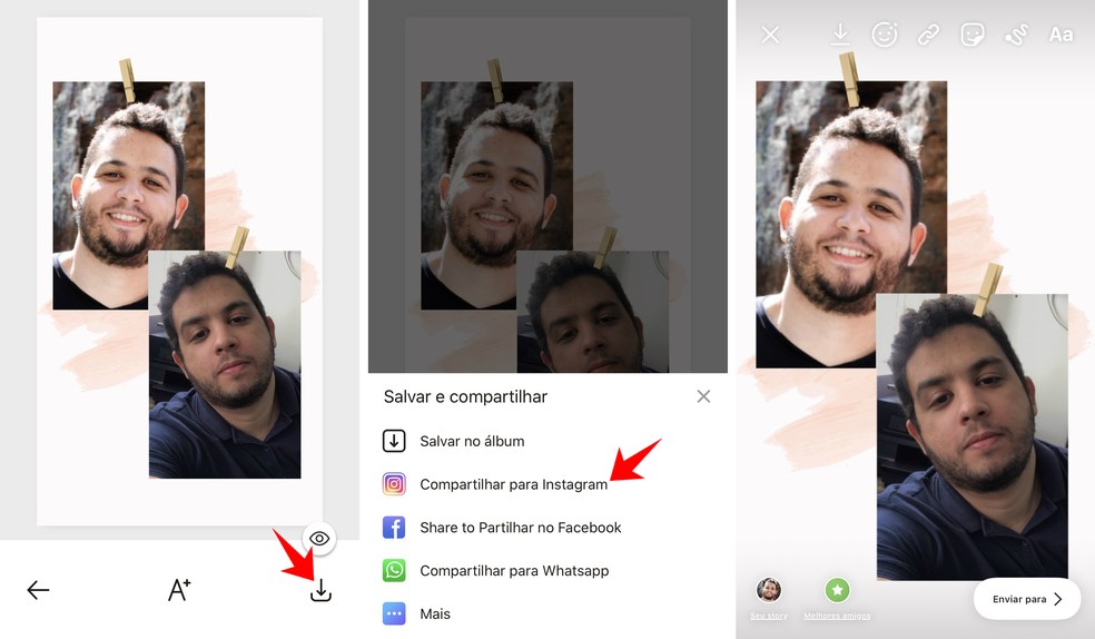 Como Colocar Duas Fotos No Mesmo Story Do Instagram Editores Techtudo