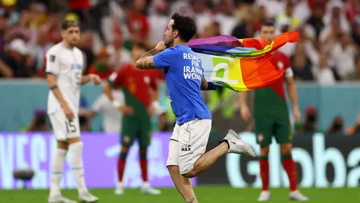 Invasor de Portugal x Uruguai é banido da Copa 