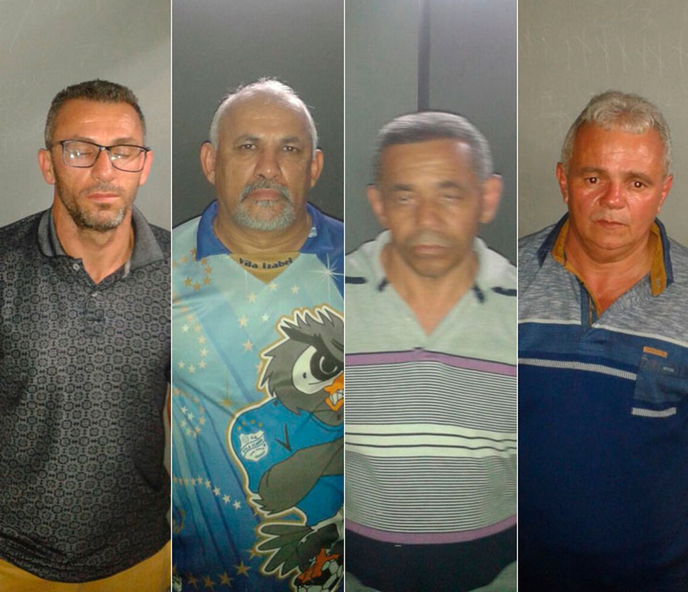 Quatro suspeitos de assaltos a bancos sÃ£o presos na BA (Foto: DivulgaÃ§Ã£o/SSP-BA)