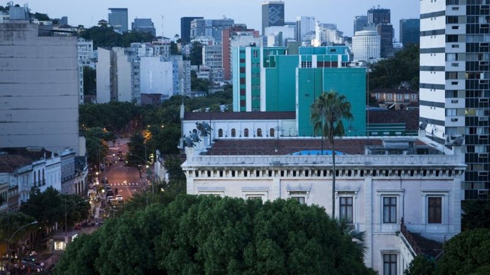 Palácio do Catete, que foi sede da presidência quando a capital nacional era o Rio — Foto: Getty Images