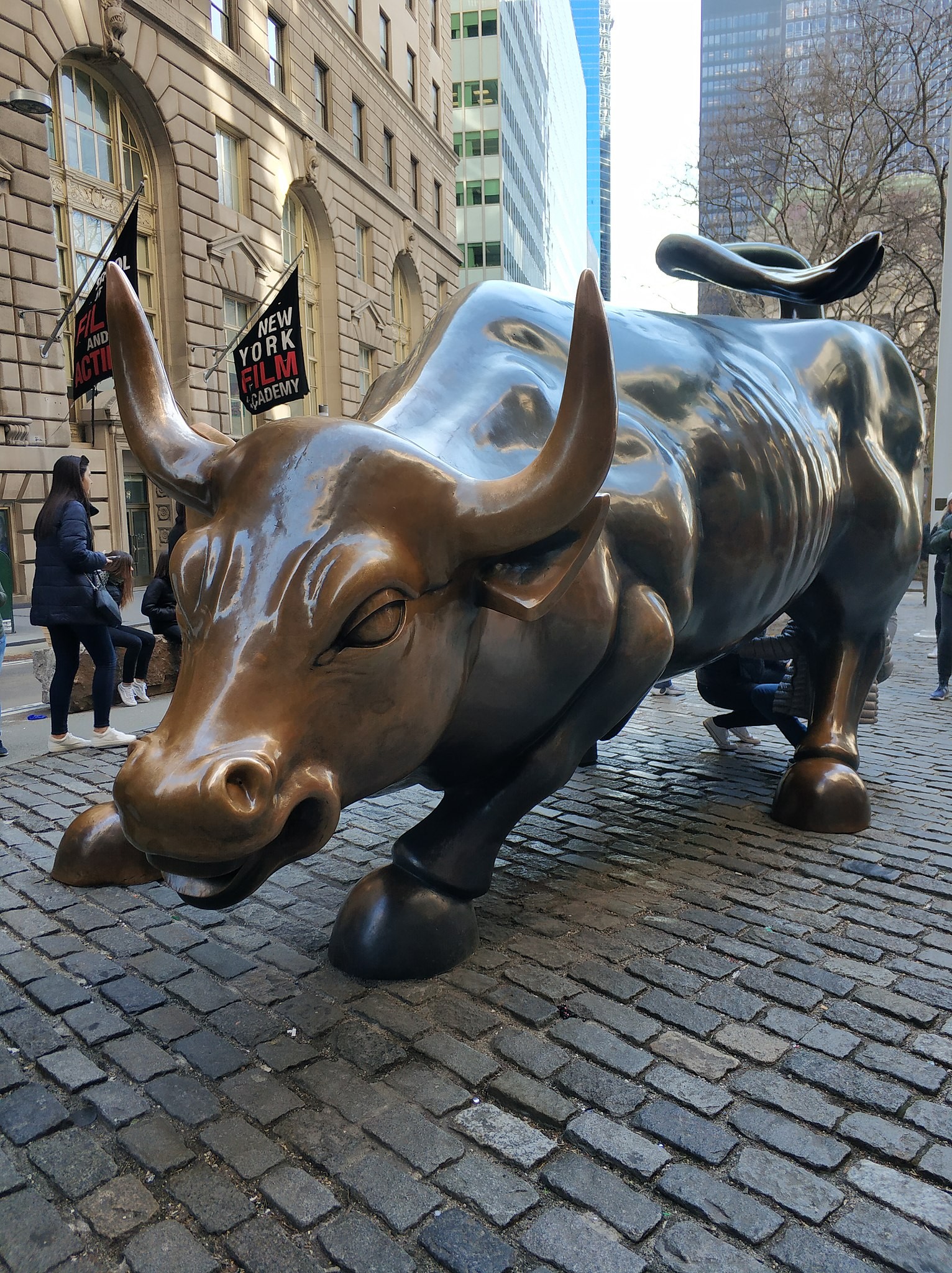 Charging Bull em WallStreet (Foto: Marcmiquel / WikimediaCommons / CreativeCommons)