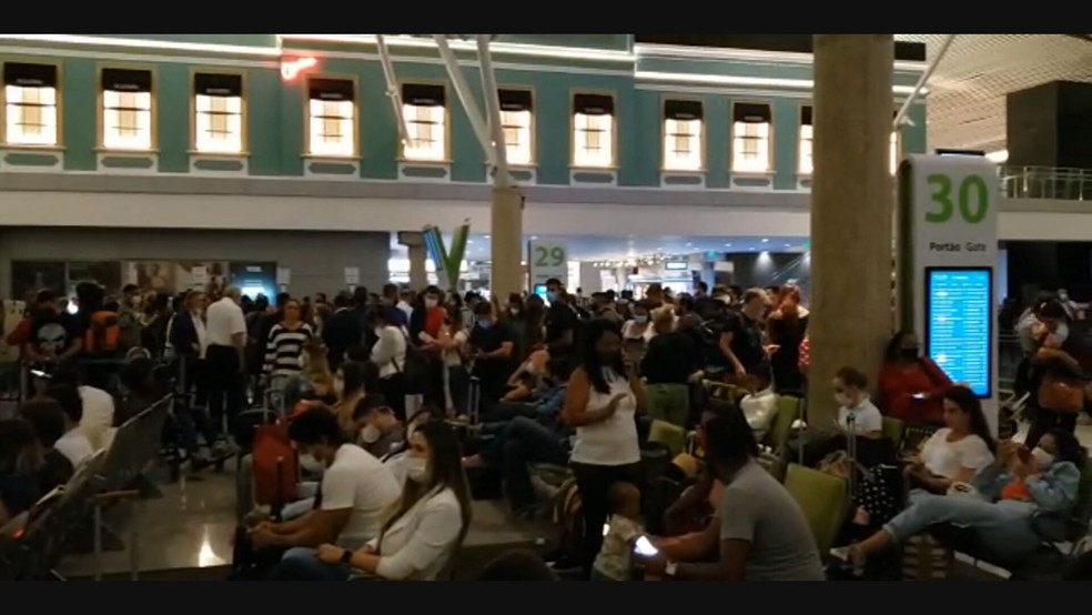 Aeroporto Internacional de Brasília nesta sexta-feira (17) — Foto: Rodrigo Franco/Arquivo pessoal