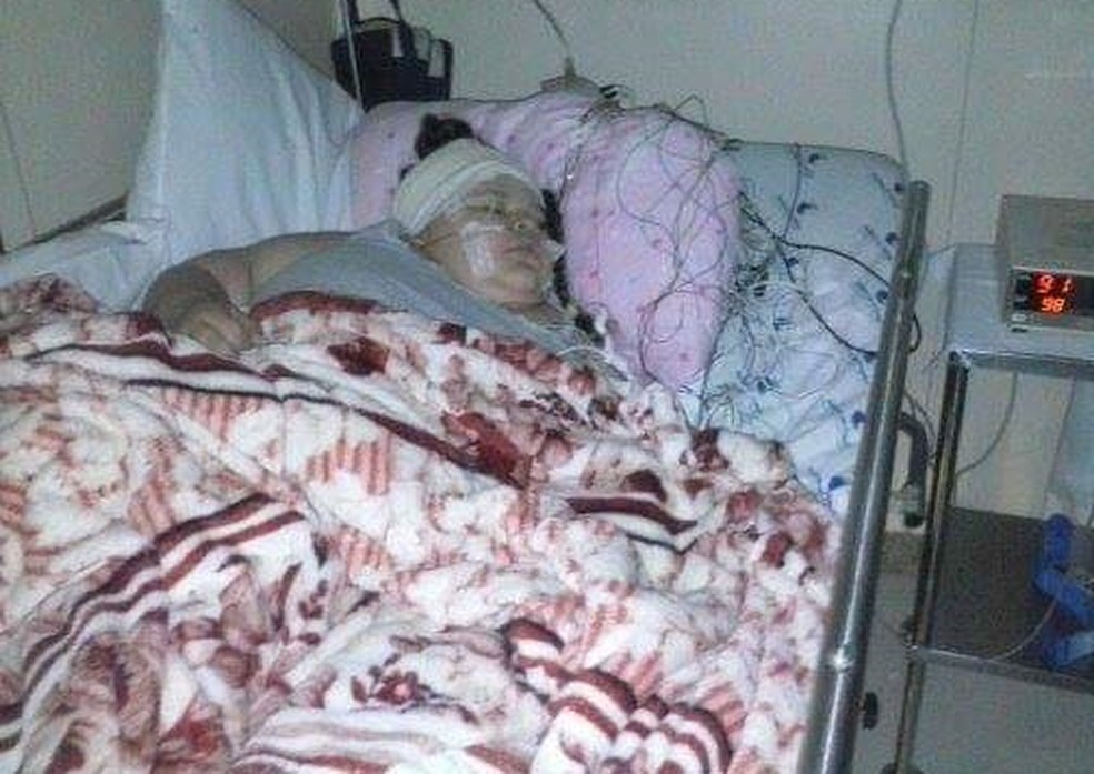 Allicia faz acompanhamento em um hospital na capital paulista — Foto: Arquivo Pessoal