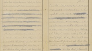 Carta de Rudolf Friemel a Margarita Ferrer Rey, 17 de outubro de 1943 — Foto: Propriedade de Rudolf Friemel, Biblioteca Municipal de Viena