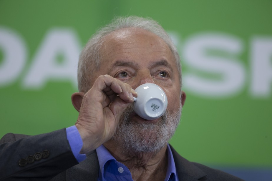 O ex-presidente Luiz Inácio Lula da Silva (PT) durante evento de campanha na região central de São Paulo, em 21 de setembro