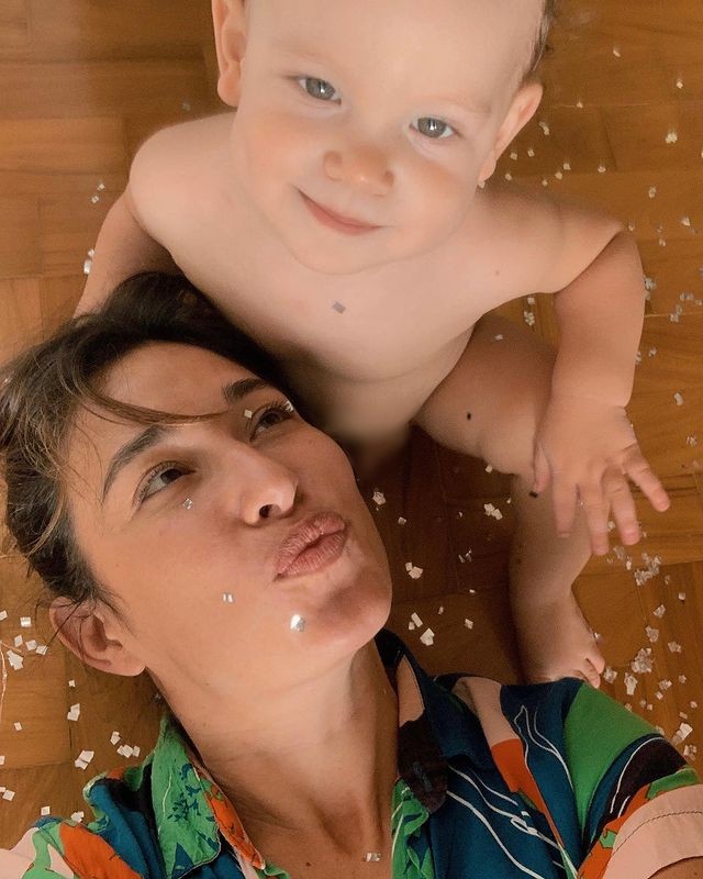 Giselle Itié e o filho, Pedro Luna (Foto: Reprodução/Instagram)