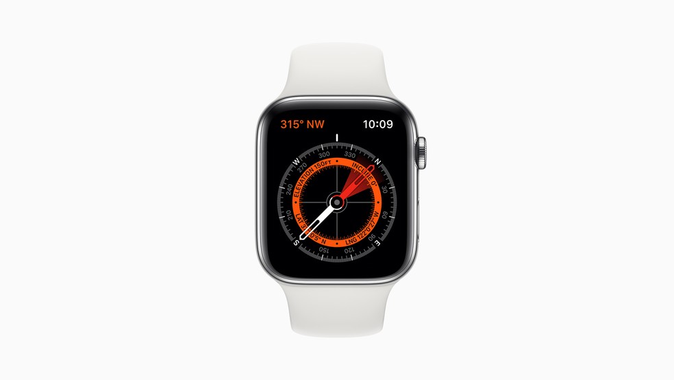 Novo Apple Watch traz bússola — Foto: Divulgação/Apple