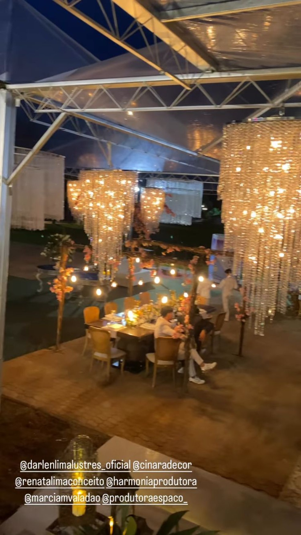 casamento de Eduardo Costa e Mariana Polastreli  &mdash; Foto: reprodu&ccedil;&atilde;o / instagram 