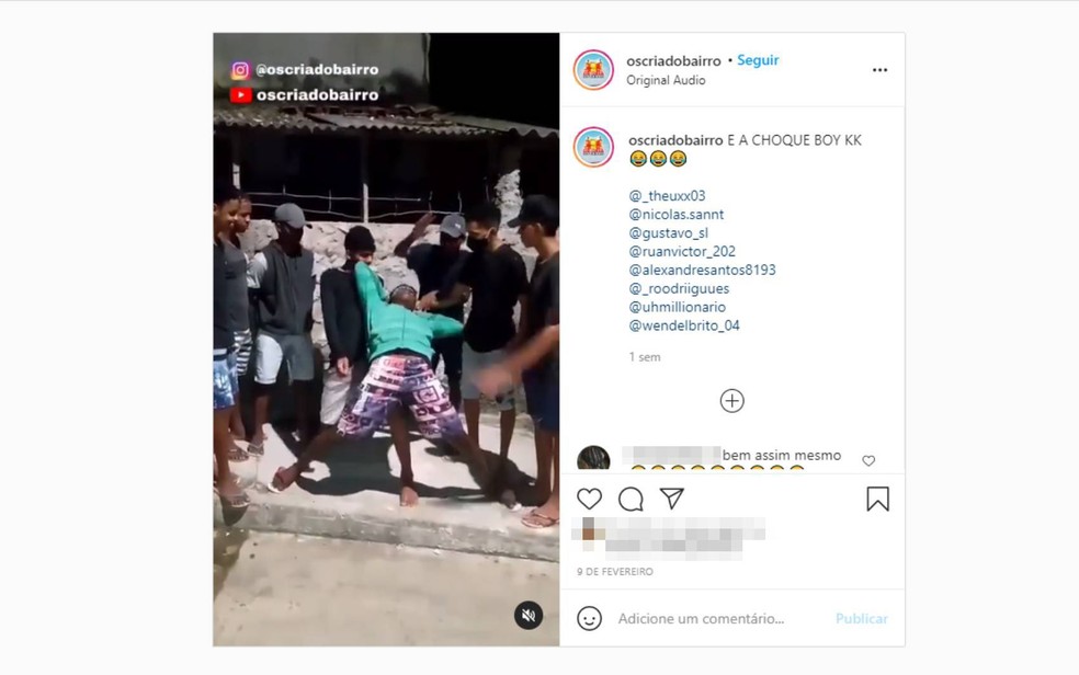 Baianos viralizam nas redes sociais com vídeo sobre abordagem policial — Foto: Reprodução/Redes sociais