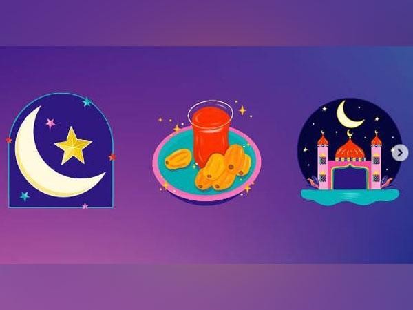 Stickers do Ramadan no Instagram (Foto: Reprodução/Instagram)