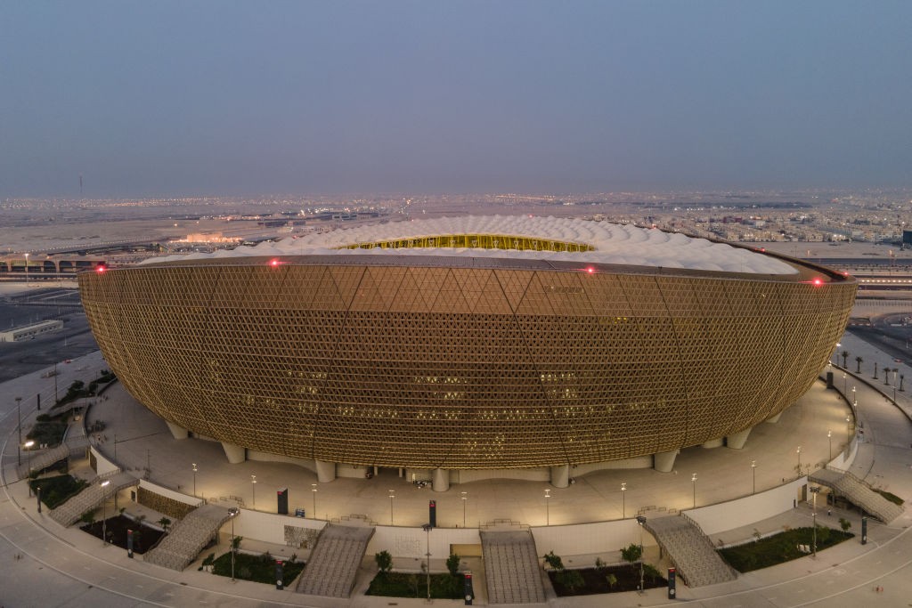 Vista aérea do estádio Lisail (Foto: Getty Images)