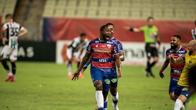 Fortaleza x Ceará, final, Campeoanto Cearense, comemoração Tinga