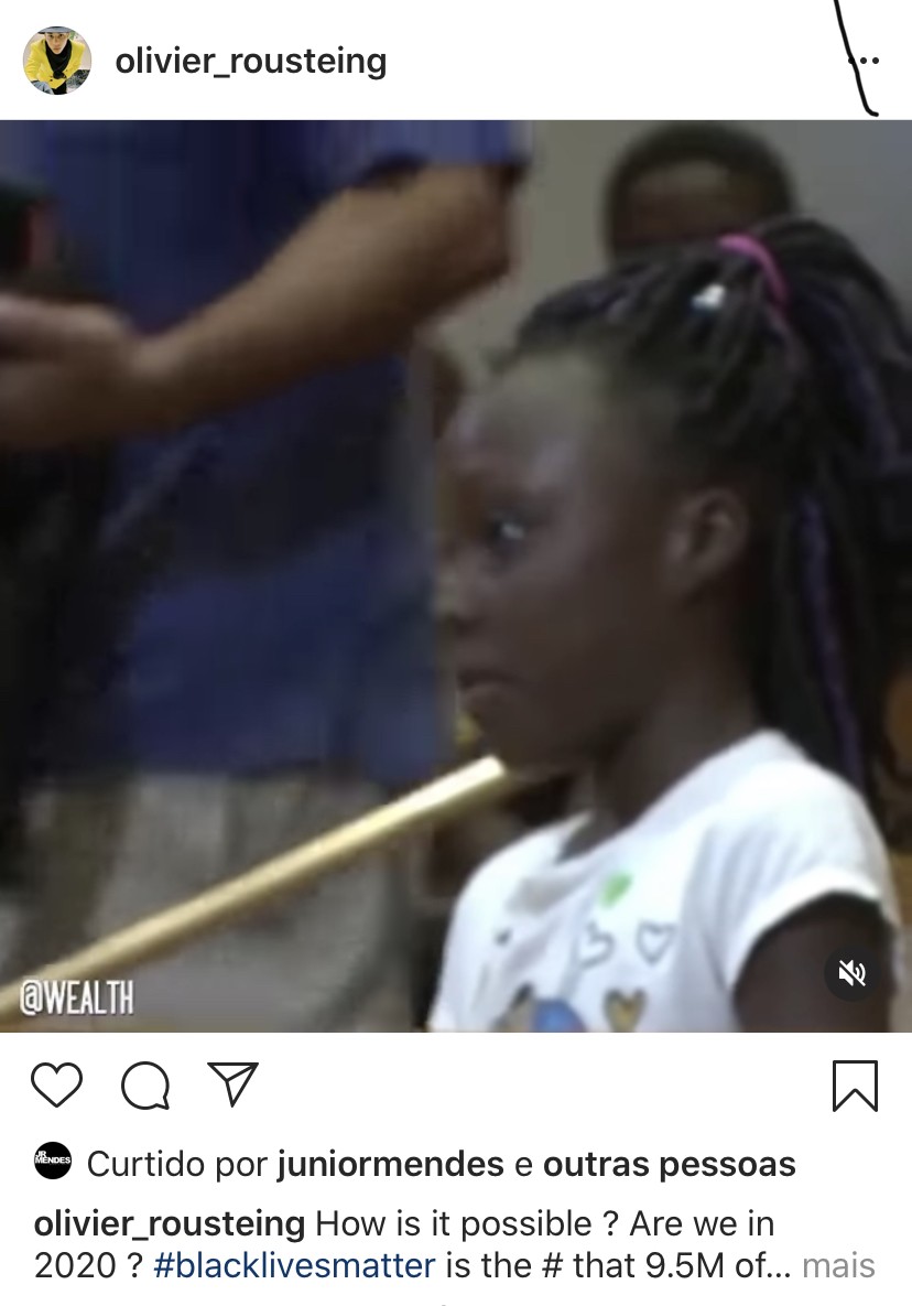 Vidas Negras Importam (Foto: Reprodução/Instagram)