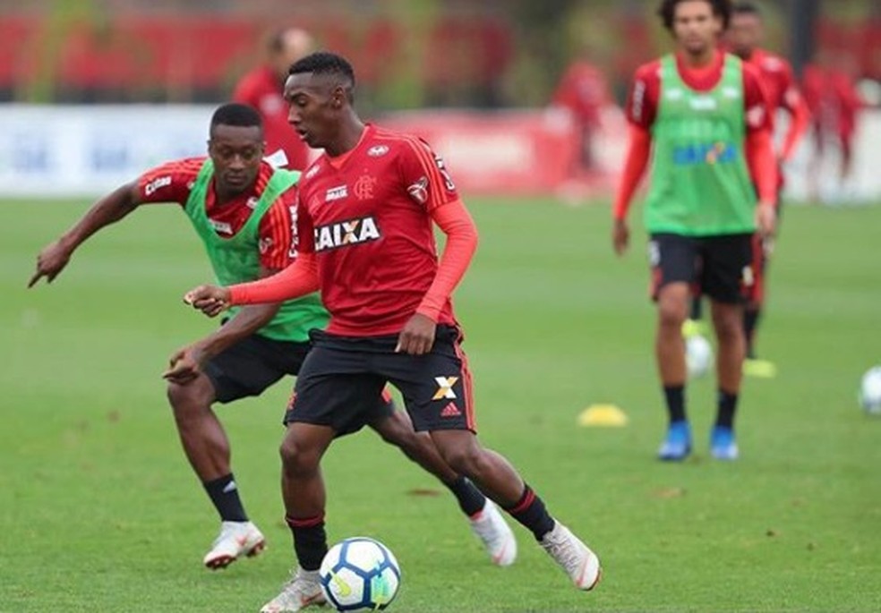 Yuri César vem sendo o maior destaque do time sub-20 rubro-negro — Foto: Gilvan de Souza / Flamengo.com.br