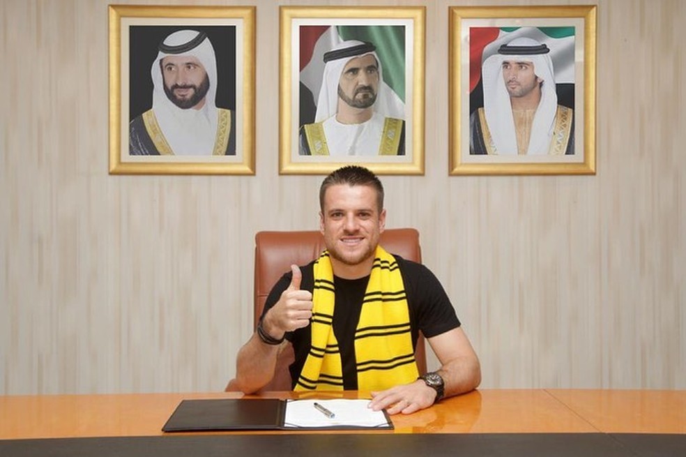 Ramiro tem contrato com o Al-Wasl, de Dubai, até o fim de junho — Foto: Divulgação