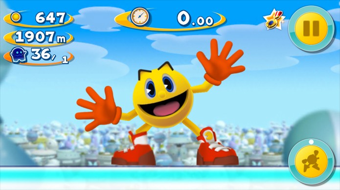 Pac-Man tem uma série de jogos divertidos para dispositivos Android (Foto: Jex Vidéo Mobile)