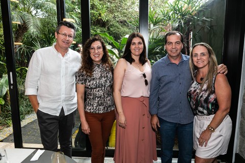 Rogerio Santos, Franise Andrade, Leticia Rosa, Marcelo Uveda e Evanise Uveda
