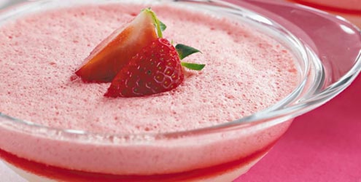 Gelatina Com Creme De Leite