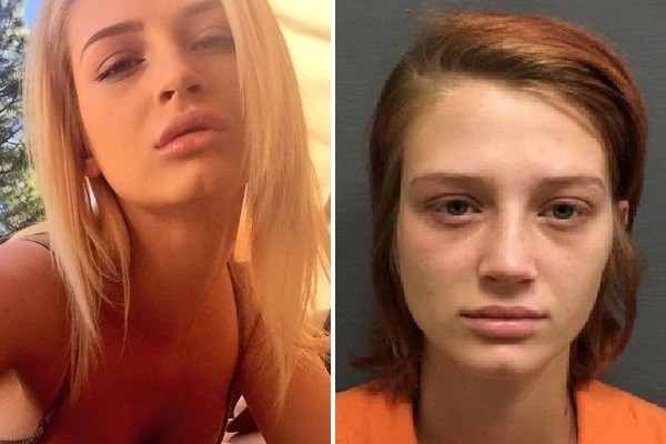A atriz pornô Aubrey Gold foi presa sob acusação de assassinato (Foto: Instagram/Twitter)