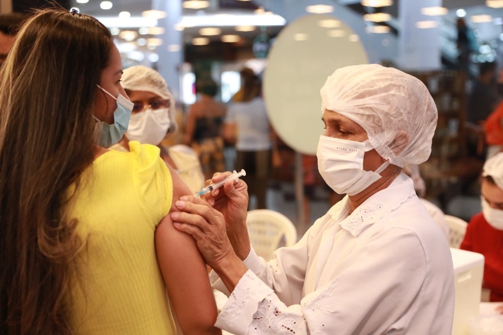 Vacinação em Manaus retorna após feriado de carnaval. — Foto: Divulgação