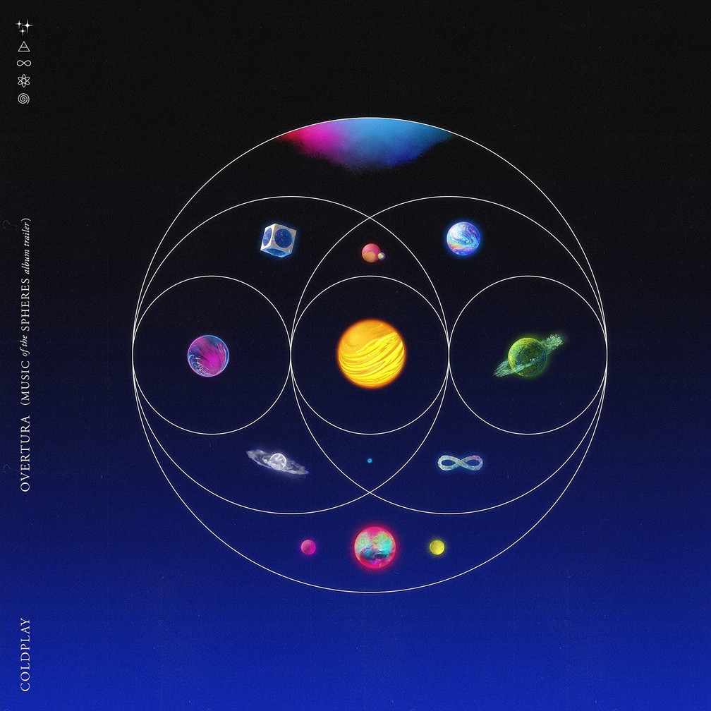 Capa de 'Music Of The Spheres', do Coldplay — Foto: Reprodução