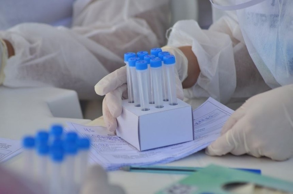 Testes de Covid-19 — Foto: Prefeitura de Vilhena/Divulgação 