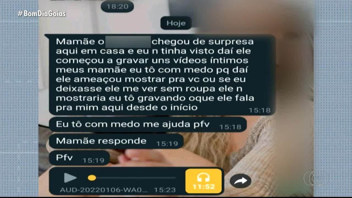 Homem é preso após filha da namorada gravar áudio de quando ele fala para  garota tirar a roupa e faz vídeo íntimo: 'Segredinho nosso' | Goiás | G1