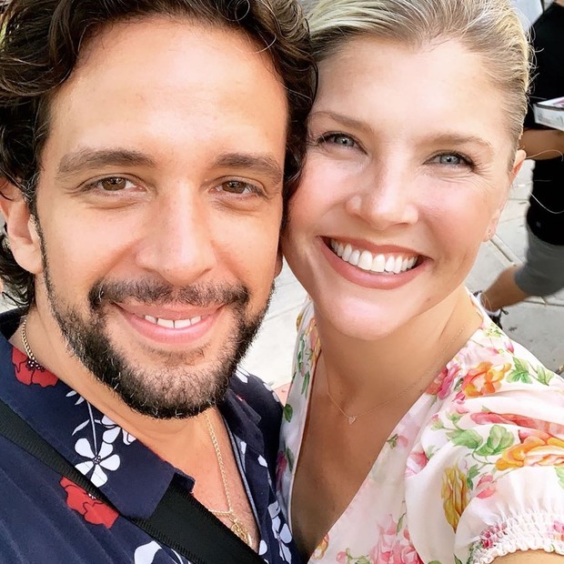 Nick Cordero com a mulher, Amanda Kloots (Foto: Reprodução Instagram)