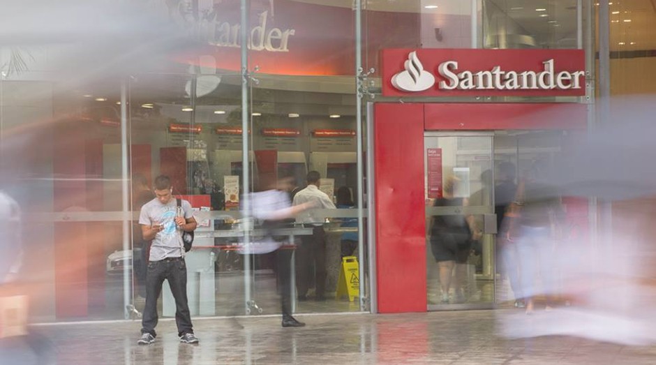 Agência do Banco Santander (Foto: Divulgação)